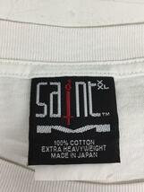 SAINT MICHAEL◆Tシャツ/XXL/コットン/ホワイト/プリント/sm-a23-0000-005/使用感有//_画像3