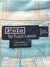 POLO RALPH LAUREN◆半袖シャツ/XL/コットン/BLU/チェック//_画像3