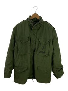 MILITARY◆82年製/M65/フィールドジャケット/コットン/KHK/所々に汚れ有//