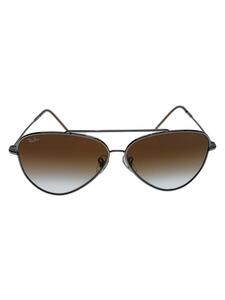 Ray-Ban◆AVIATOR REVERSE/サングラス/ティアドロップ/SLV/BRW/メンズ/RBR0101S