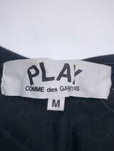 PLAY COMME des GARCONS◆Tシャツ/M/コットン/BLK_画像3