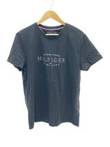 TOMMY HILFIGER◆Tシャツ/L/コットン/BLK/無地_画像1