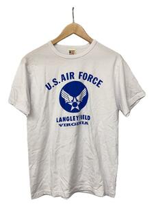 Buzz Rickson’s◆Tシャツ/L/コットン/WHT/無地/U.S.AIR FORCE