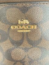 COACH◆ウエストバッグ_シグネチャー_ブラウン/-/BRW_画像5