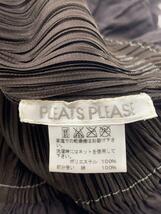 PLEATS PLEASE ISSEY MIYAKE◆長袖ブラウス/3/ポリエステル/BRW/PP43-JJ503_画像3