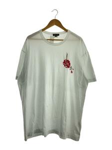 COMME des GARCONS HOMME PLUS◆Tシャツ/M/コットン/WHT/PI-T028