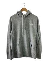 THE NORTH FACE◆BACK SQUARE LOGO HOODIE_バックスクエアロゴフーディー/XXL/コットン/グレー/無地_画像1