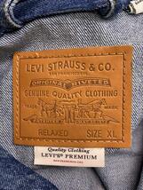 LEVI'S PREMIUM◆Gジャン/XL/IDG/無地/PC9-A5782-0000/オーバーサイズデニムトラッカージャケット_画像3