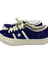 CONVERSE◆コンバース/STAR&BARS SUEDE/ローカットスニーカー/24.5cm/NVY/スウェード/1CL824_画像1