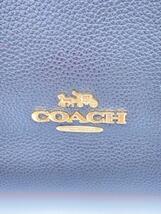 COACH◆ショルダーバッグ/レザー/BLK/無地/91029_画像5