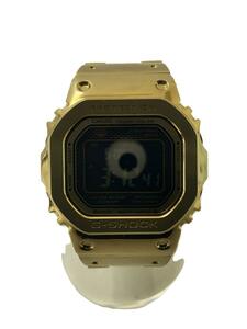 CASIO◆ソーラー腕時計・G-SHOCK/デジタル/ステンレス/GLD/GLD