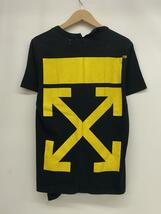 OFF-WHITE◆Tシャツ/XS/コットン/BLK/OMAA032S18185083_画像2