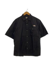 THE NORTH FACE◆S/S NUPTSE SHIRT_ショートスリーブヌプシシャツ/L/ナイロン/ブラック