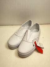 VANS◆ローカットスニーカー/US9.5/WHT/レザー/VN0A3DPGL3H_画像2