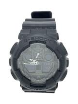 CASIO◆クォーツ腕時計・G-SHOCK/デジアナ/ラバー/BLK/BLK_画像1