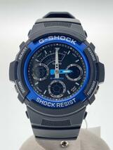 CASIO◆クォーツ腕時計・G-SHOCK/デジアナ/BLK_画像1