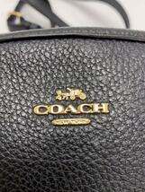 COACH◆ショルダーバッグ/レザー/BLK/F76673/汚れ有_画像5