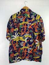 KEONI OF HAWAII◆アロハシャツ/XL/レーヨン/マルチカラー/総柄/SS38717_画像2