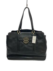 TORY BURCH◆トートバッグ/-/BLK/無地/HSP037