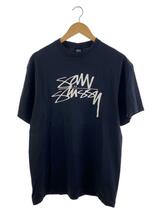 STUSSY◆00s/2005年/Saw.Recordings/紺タグ/Tシャツ/L/コットン/BLK/プリント//_画像1