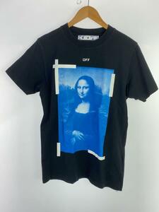 OFF-WHITE◆21SS/BLUE MONALISA S/S SLIM TEE/S/BLK/OMAA027R21JER002//