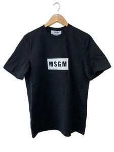 MSGM◆Tシャツ/S/コットン/BLK/無地/251GSY90-193E//