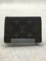 LOUIS VUITTON◆ポルト2カルトヴェルティカル_モノグラム_BRW/-/BRW/レディース//_画像1