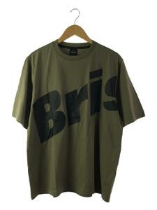 F.C.R.B.(F.C.Real Bristol)◆Tシャツ/S/コットン/KHK/FCRB-220062/22SS/RELAX FIT BIG BRIS LOGO//