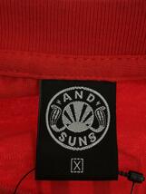 ANDSUNS◆MG＆HKM/Tシャツ/-/コットン/RED//_画像3