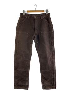 Carhartt◆メキシコ製/DUNGAREE FIT/Quilt Lined Pant/34/コットン/ブラウン/B194