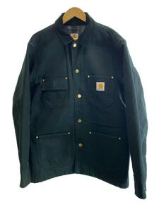 Carhartt◆ツートーンカラージャケット/M/コットン/BLK/カバーオール/ブランケット