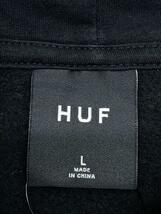 HUF◆パーカー/L/コットン/BLK_画像3