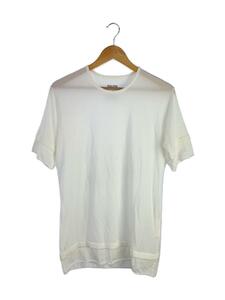 yohji yamamoto POUR HOMME◆RE顔料PT丸首半袖Tシャツ/1/WHT/HW-T53-272