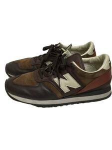 NEW BALANCE◆ローカットスニーカー/44.5/BRW/レザー/M730GBI