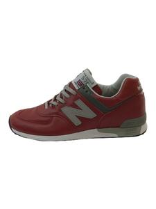 NEW BALANCE◆ローカットスニーカー/UK7.5/BRD/レザー/M576RED