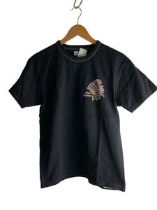 THE FLAT HEAD◆Tシャツ/40/コットン/BLK