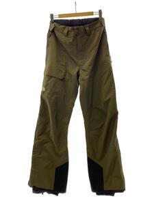 THE NORTH FACE◆FREELINE PANT_フリーラインパンツ/XL/ナイロン/KHK/無地