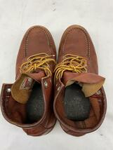 RED WING◆レースアップブーツ/US8/BRW/レザー/9106_画像3