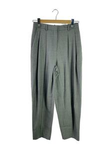 theory◆2022AW Light Saxony 2 Plt Carrot Pant G/2/ウール/GRY/01-2306422