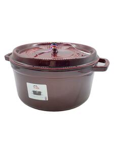 Staub◆鍋/サイズ28cm/容量6.7L/ピコココットラウンド/グレナディンレッド