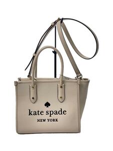 kate spade new york◆ショルダーバッグ/レザー/WHT/K6080/ケイトスペードニューヨーク/白/ホワイト/2WAY