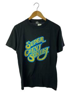 ANVIL◆Tシャツ/-/コットン/BLK/70s-/SUPER CHEVY SUNDAY