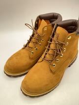 Timberland◆レースアップブーツ/27cm/CML/レザー/37578/小さなシミあり_画像2