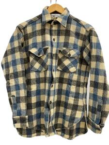 Woolrich◆ジャケット/L/ウール/BLU/チェック