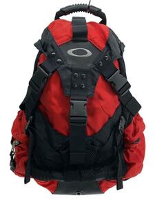 OAKLEY◆ICON BACKPACK/リュック/バックパック/ナイロン/レッド