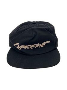 Supreme◆Futura Logo 5-Panel/キャップ/ポリエステル/BLK/メンズ