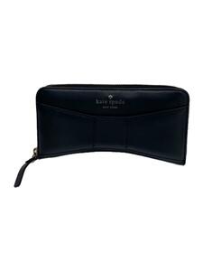 kate spade new york◆長財布/レザー/BLK/無地/レディース/PWRU3530