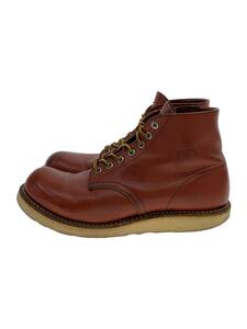 RED WING◆レースアップブーツ/US8/BRW/レザー/8166