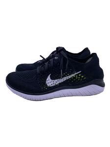 NIKE◆WMNS FREE RN FLYKNIT 2018/ウィメンズフリーフライニット/ブラック/942839-001/2