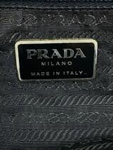 PRADA◆トートバッグ/ナイロン/BLK/無地_画像6